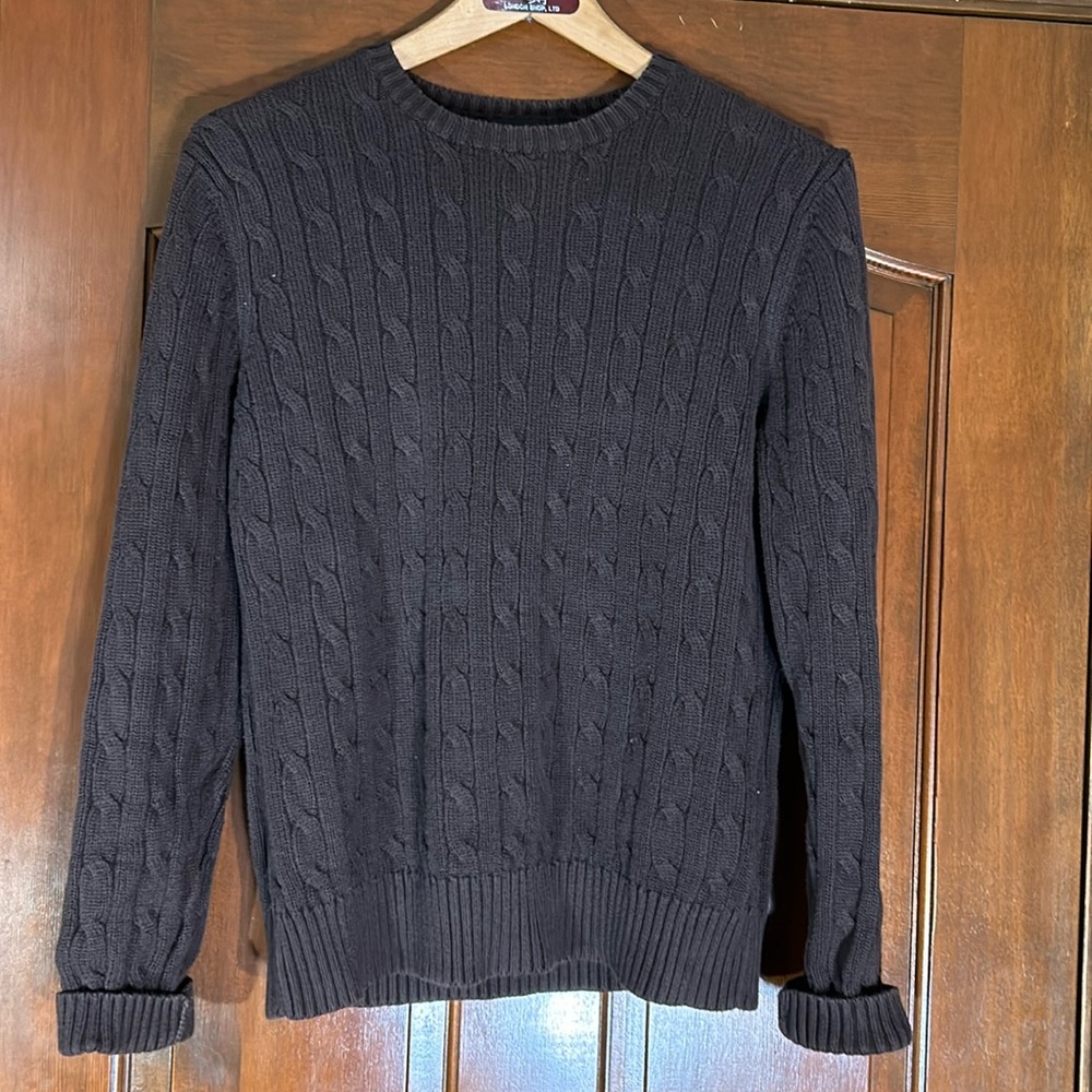 Lands'End Brown Sweater Size M Size 10-12